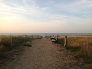 Strandaufgang Ruhe tanken